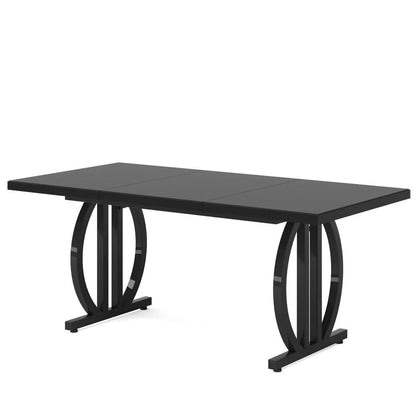 63" Modern Executive Desk | Large Computer Desk, Writing Table, Conference & Gaming Workstation