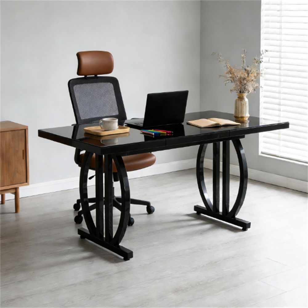 63" Modern Executive Desk | Large Computer Desk, Writing Table, Conference & Gaming Workstation