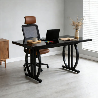 63" Modern Executive Desk | Large Computer Desk, Writing Table, Conference & Gaming Workstation